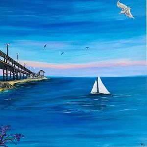 🎨🧑🏻‍🎨🆕 Original Hand Made Painting 3x3'fts 🆕